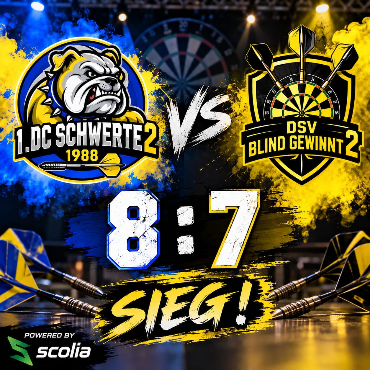 1.DC Scherte 2 8:7 DSV Blind Gewinnt 2