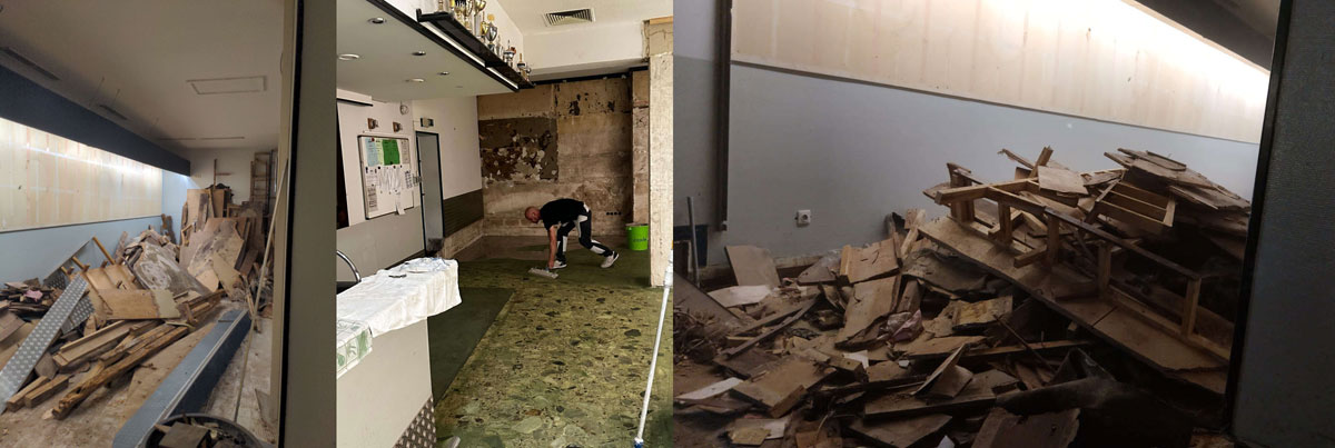 Renovierung unseres Dartkellers